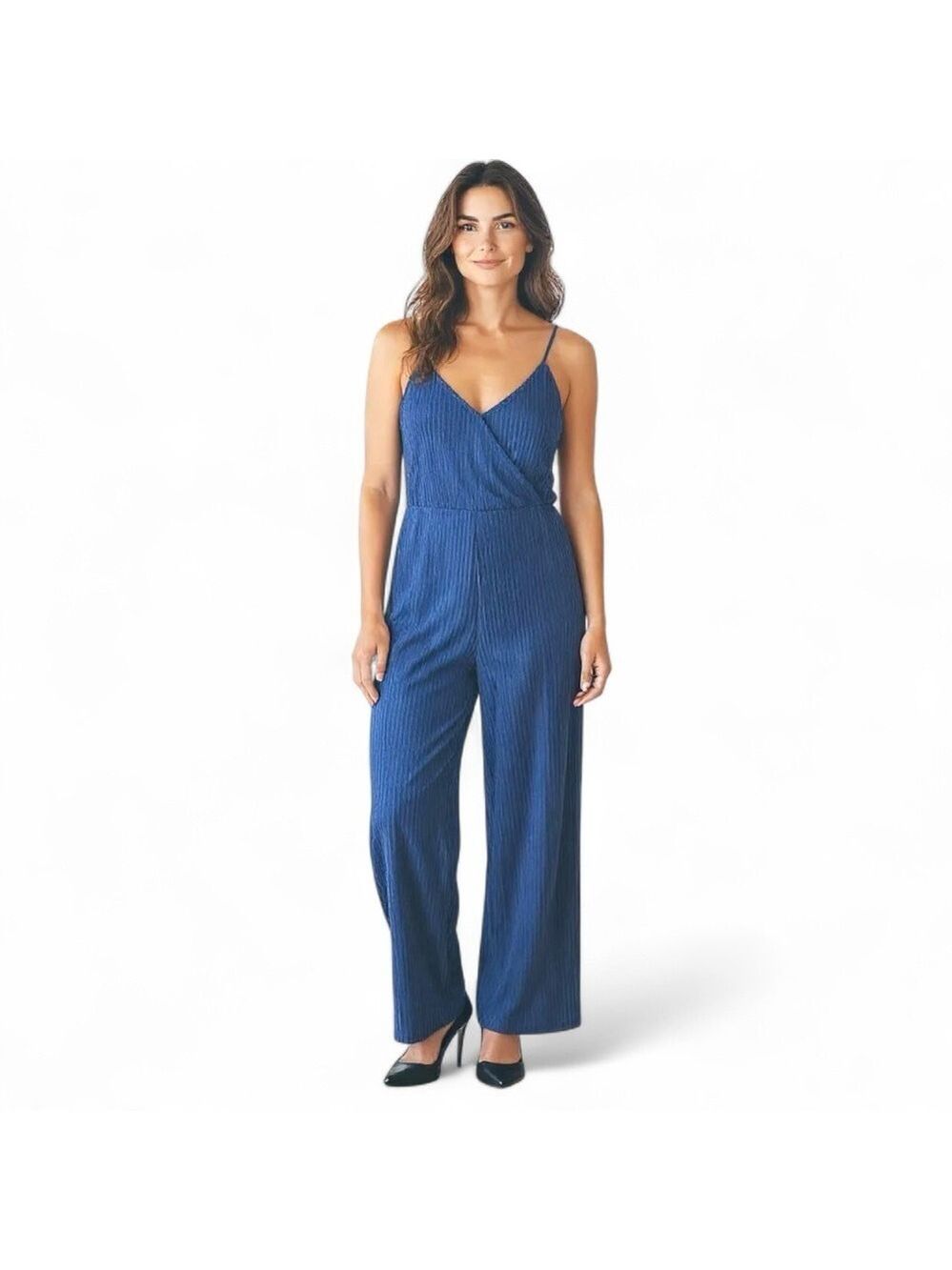 Laundry by Shelli Segal Los Angeles Women’s Size 4 Navy Blue Jumpsuit